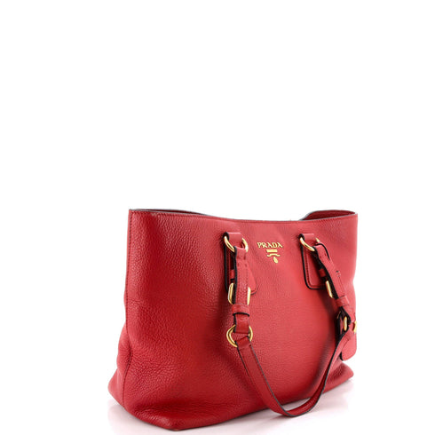 Belted Buckle Open Tote Vitello Phenix Medium