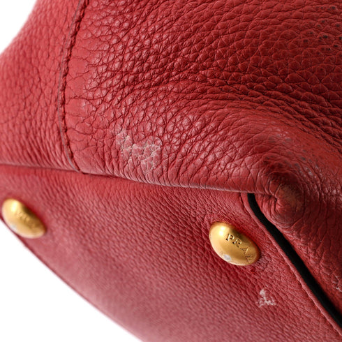 Belted Buckle Open Tote Vitello Phenix Medium