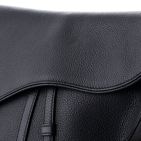 Saddle Crossbody Bag Leather Maxi