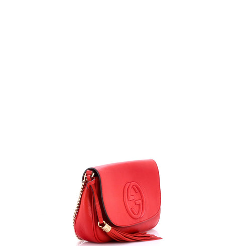 Soho Chain Crossbody Bag Leather Medium