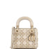Lady Dior Chain Bag Crystal Embellished Cannage Quilt Leather Mini