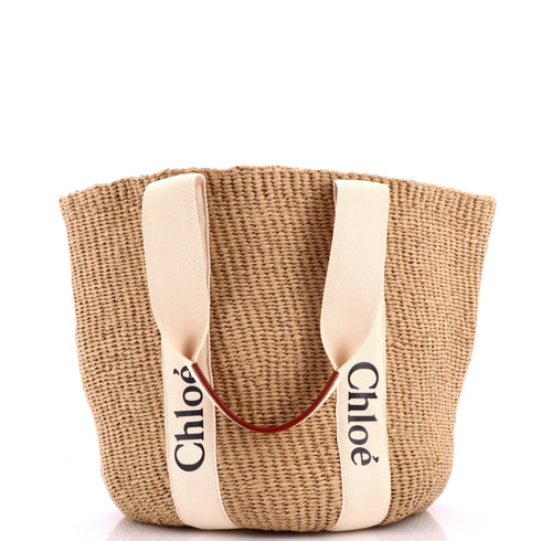 x Mifuko Woody Tote Raffia Large