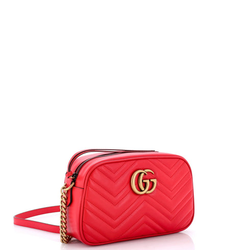 GG Marmont Shoulder Bag Matelasse Leather Small
