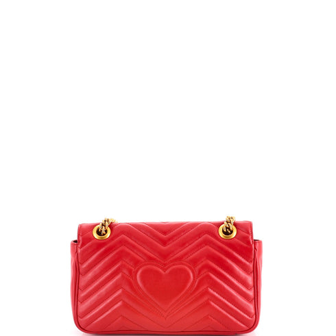 GG Marmont Flap Bag Matelasse Leather Small