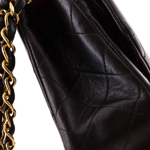 Vintage Classic Double Flap Bag Quilted Lambskin Small