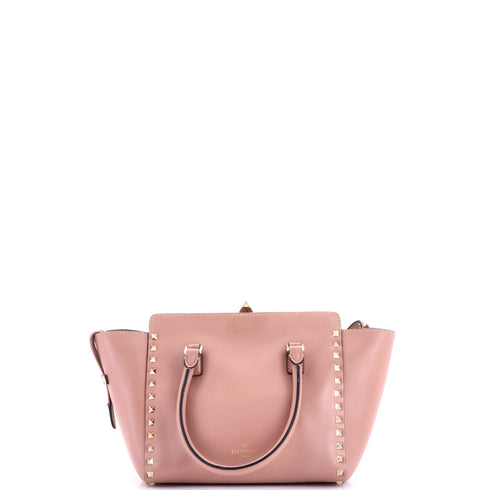 Rockstud Tote Rigid Leather Small