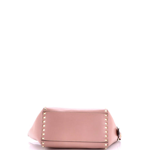 Rockstud Tote Rigid Leather Small