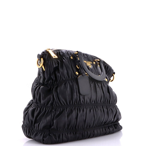 Gaufre Convertible Tote Nappa Leather Large