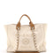 Deauville Tote Pearl Embellished Canvas Medium