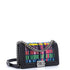 Boy Flap Bag Woven PVC with Lambskin Old Medium