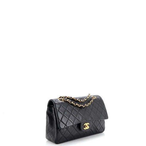 Vintage Classic Double Flap Bag Quilted Lambskin Medium