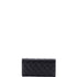 CC Gusset Classic Flap Wallet Quilted Caviar Long
