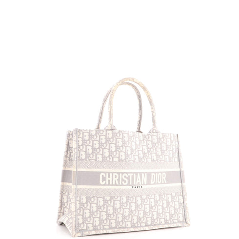 Book Tote Oblique Canvas Medium