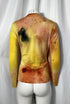 Women's Jason Wu Collection Watercolor Tie Sweater in Yellow Cashmere