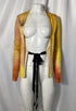 Women's Jason Wu Collection Watercolor Tie Sweater in Yellow Cashmere
