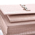 Sunset Chain Wallet Crocodile Embossed Leather
