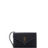 Classic Monogram Wallet on Chain Matelasse Chevron Leather Small