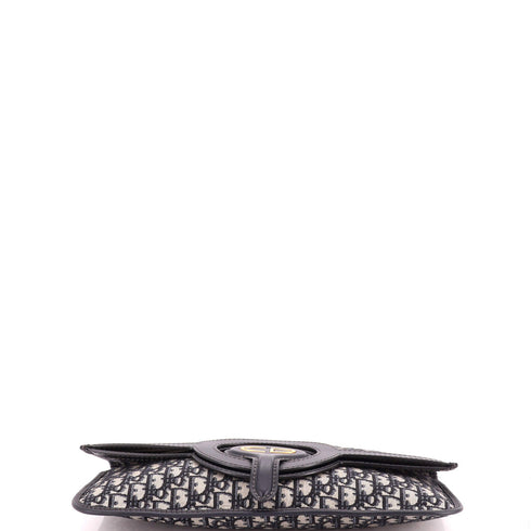 Fold Over Clutch Oblique Canvas