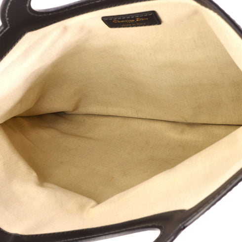 Fold Over Clutch Oblique Canvas