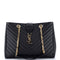 Classic Monogram Shopper Matelasse Chevron Leather Large