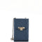 Golden Class Phone Holder Crossbody Bag Quilted Caviar