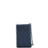 Golden Class Phone Holder Crossbody Bag Quilted Caviar