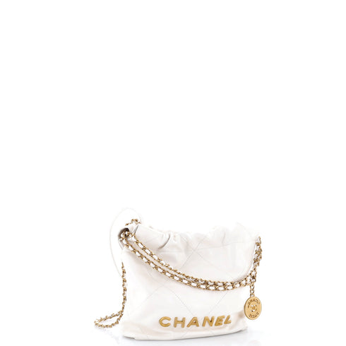 22 Chain Hobo Quilted Calfskin Mini
