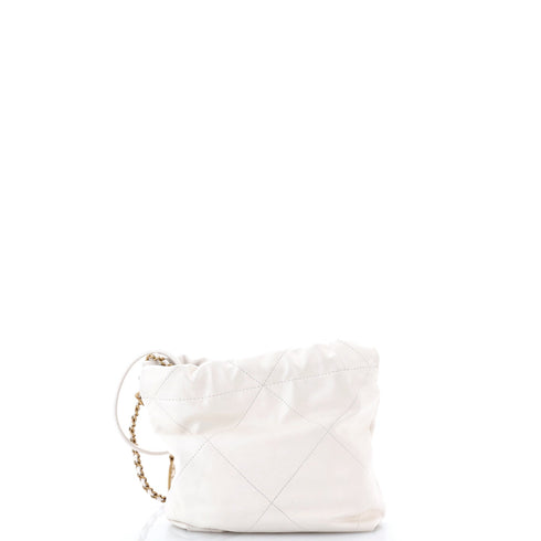 22 Chain Hobo Quilted Calfskin Mini
