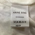 Women's Anine Bing V-neck T-shirt in White Silk