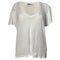 Women's Anine Bing V-neck T-shirt in White Silk