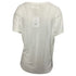 Women's Anine Bing V-neck T-shirt in White Silk