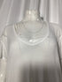 Women's Anine Bing V-neck T-shirt in White Silk