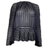 Women's Zimmermann Mesh Striped Blouse in Navy Blue Polyester
