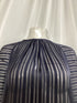 Women's Zimmermann Mesh Striped Blouse in Navy Blue Polyester