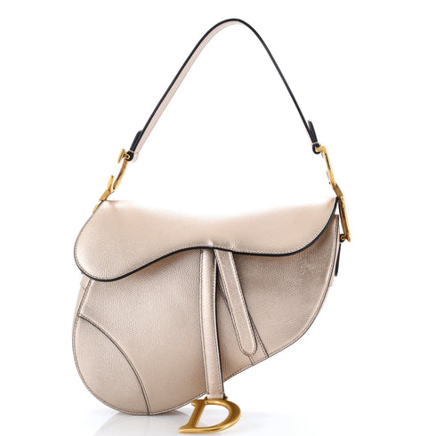 Saddle Handbag Leather Medium
