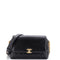 Side Chain Compartment Flap Bag Quilted Goatskin Medium