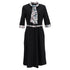 Women's Erdem Gilliam Floral-print Dress In Black Viscose