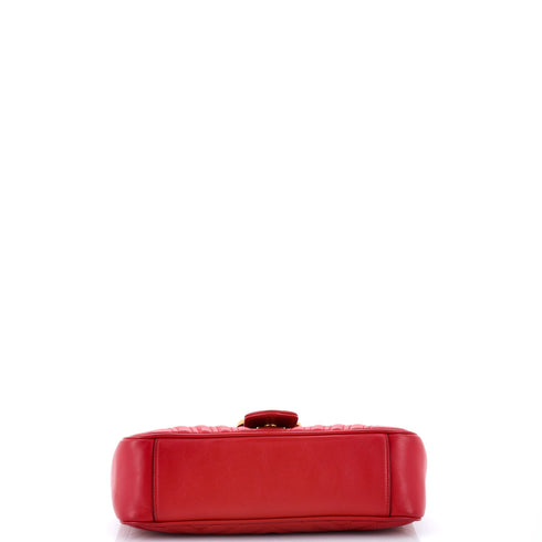 GG Marmont Flap Bag Matelasse Leather Small