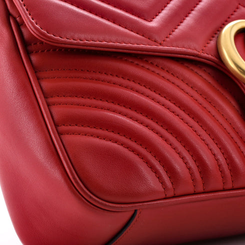 GG Marmont Flap Bag Matelasse Leather Small