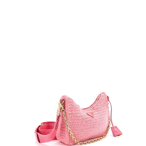 Re-Edition 2005 Shoulder Bag Raffia Small