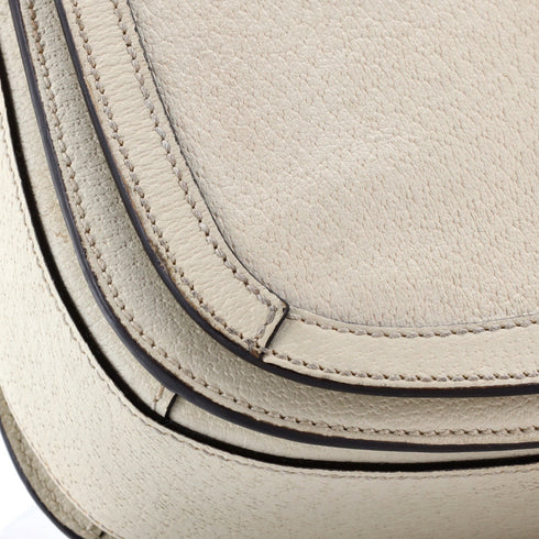Ophidia Saddle Flap Shoulder Bag Leather Small