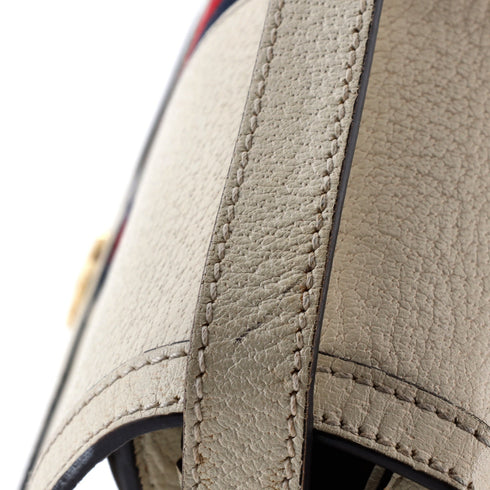 Ophidia Saddle Flap Shoulder Bag Leather Small