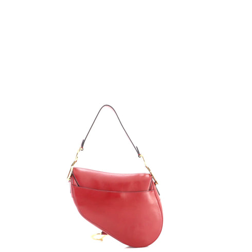Saddle Handbag Leather Medium
