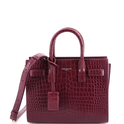 Sac de Jour NM Bag Crocodile Embossed Leather Nano