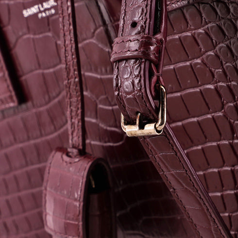 Sac de Jour NM Bag Crocodile Embossed Leather Nano