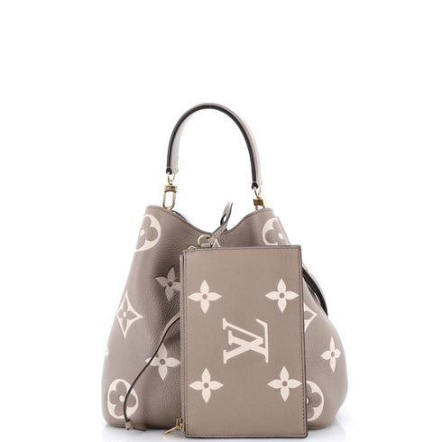 NeoNoe Handbag Bicolor Monogram Empreinte Giant MM