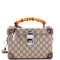 Bamboo Globe-Trotter Vanity Case GG Coated Canvas