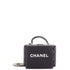 Top Handle Box Bag Quilted Lambskin Small