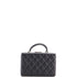 Top Handle Box Bag Quilted Lambskin Small