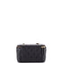 Classic Vanity Case with Chain Quilted Caviar Small